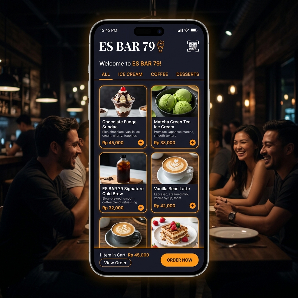 ES BAR 79 – QR Code Ordering System