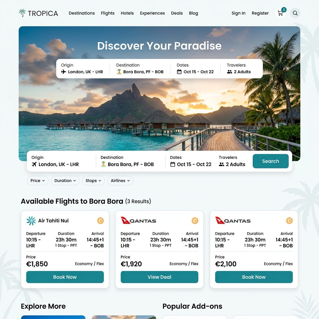 Travel Web System